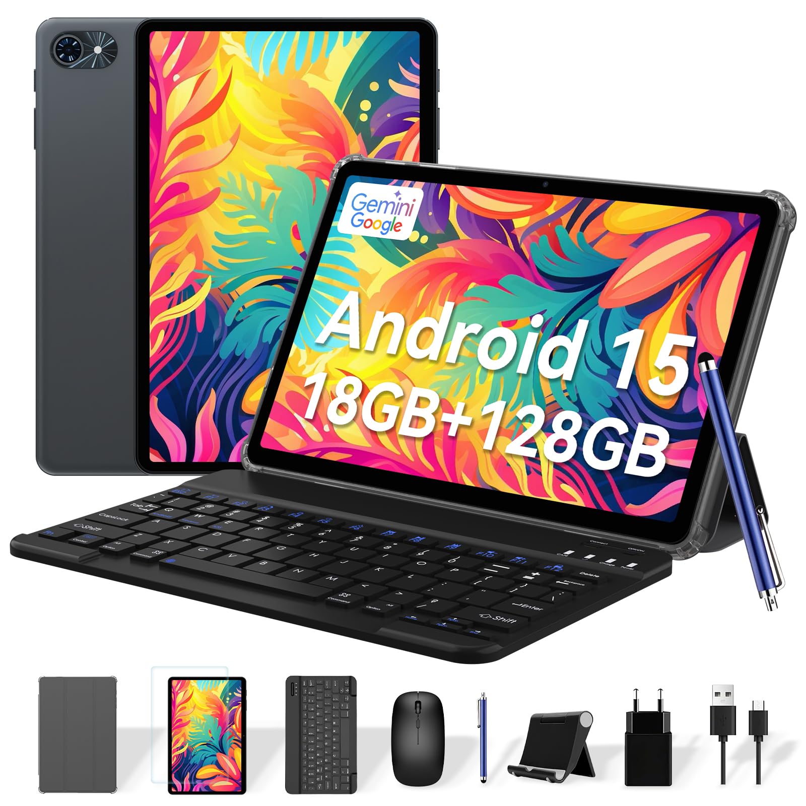 【Android15タブレット10インチWi-Fiモデル】T80キーボード付き Amazon.co.jp: 【Android 15 タブレット セット登場 wi-fiモデル